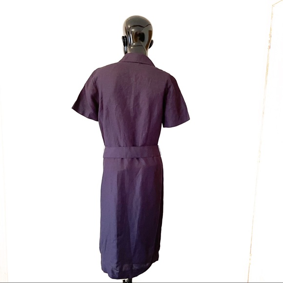 Lemmie for Nina Leonard Button down belted dress - Picture 3 of 10